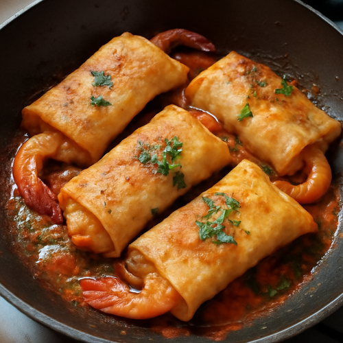 Croustillants de crevettes à la portugaise