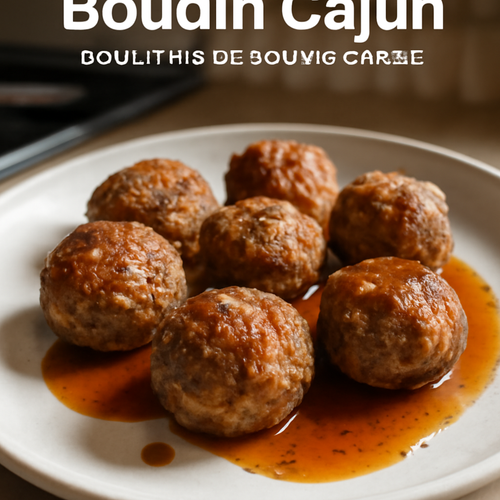 Boudin Cajun: Boulettes de Boudin Simple