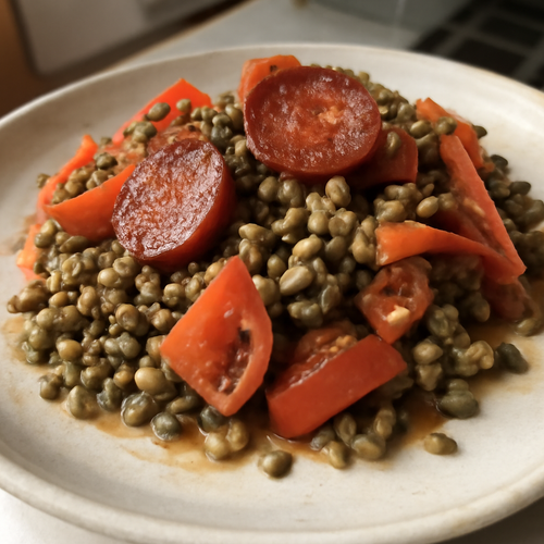Salade de lentilles à la catalane