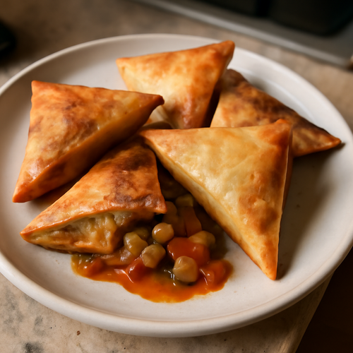 Briouates aux légumes épicés