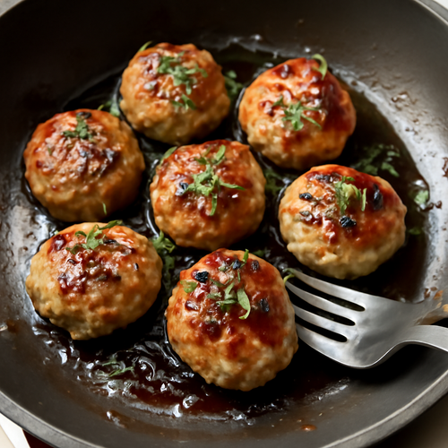 Tsukune Grillé: Boulettes de Poulet Japonaises