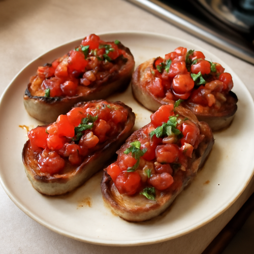 Bruschetta Méditerranéenne aux Tomates