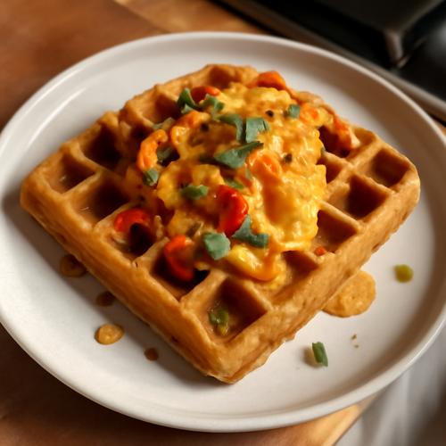 Gaufres Cajun Végétariennes: Un Réveil Épicé