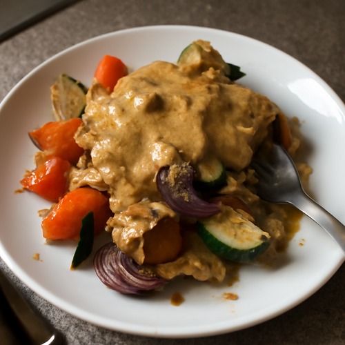 Sauce au ras el hanout pour légumes grillés