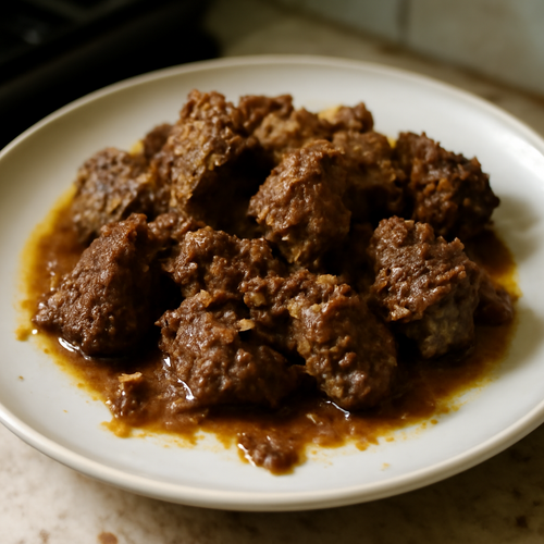 Rendang de bœuf malais traditionnel à 5 ingrédients