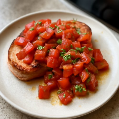 Bruschetta aux tomates du Québec