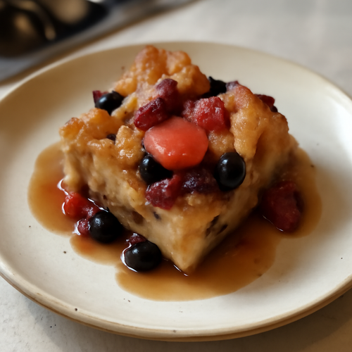 Pudding Anglais aux fruits de saison