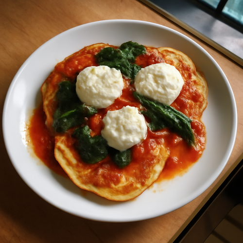 Pancakes à l'italienne avec ricotta