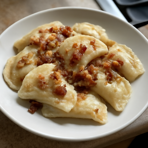 Pierogi Ruskie: Raviolis Polonais au Fromage