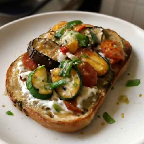Tartine Méditerranéenne aux Légumes Grillés