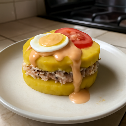Causa Rellena de Atún - Délices de la Cordillère