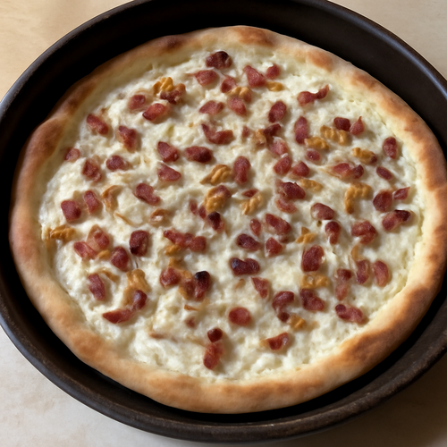 Flammekueche Alsacienne - Tarte Flambée Authentic