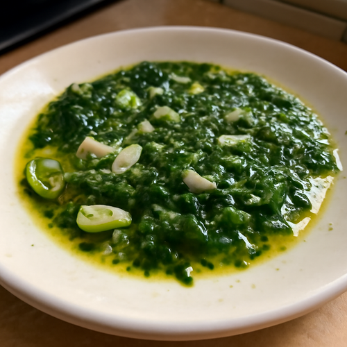 Sauce à l'ail et au persil pour l'été